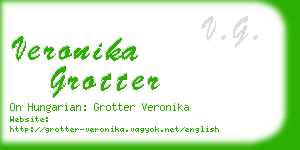 veronika grotter business card